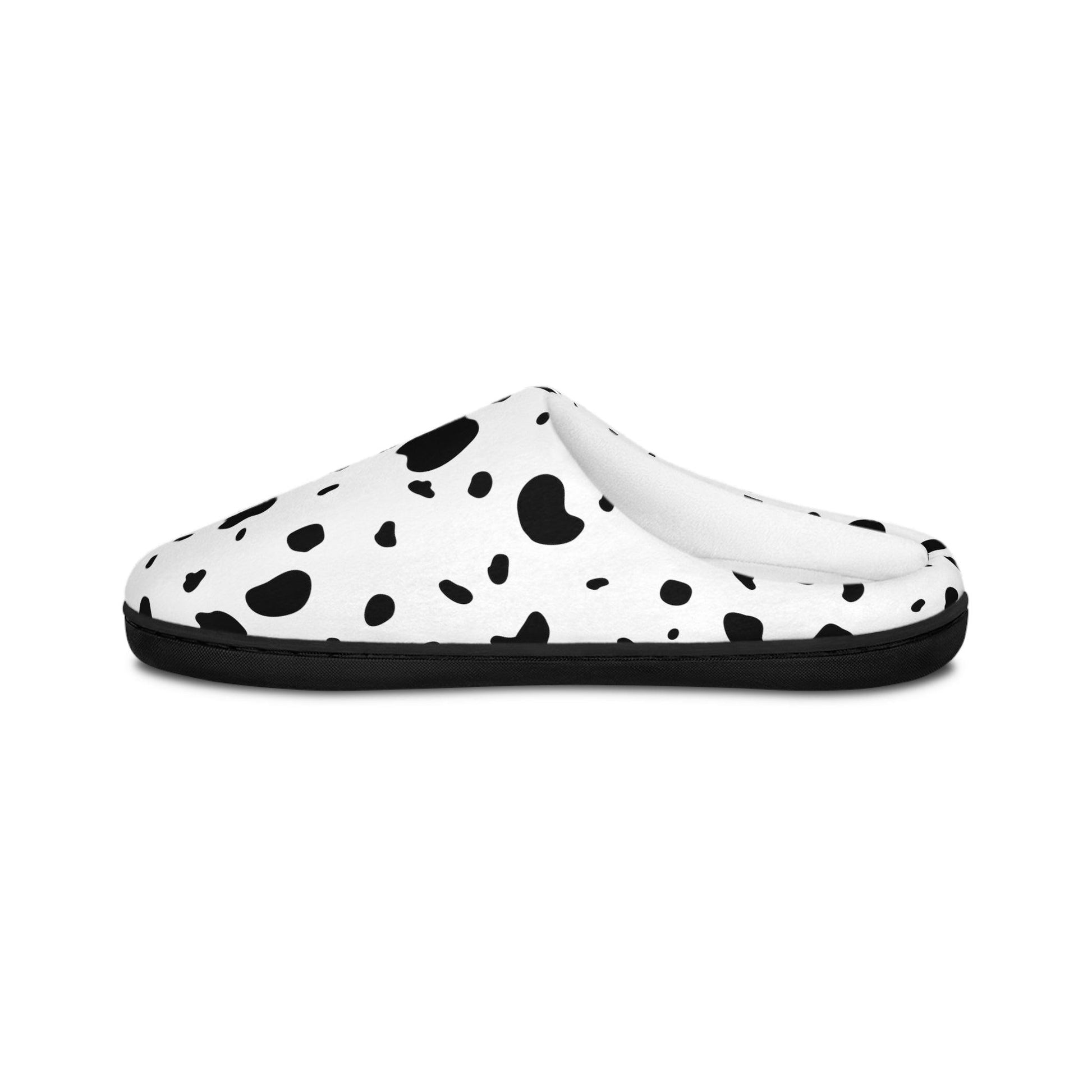 Dalmatian Print Women's Slippers - BentleyBlueCo