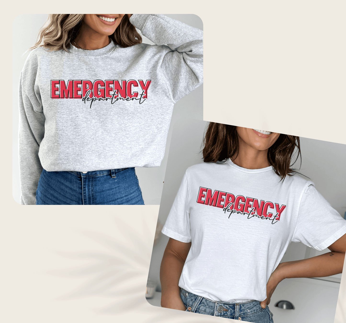 Emergency Department Crewneck Sweatshirt - BentleyBlueCo