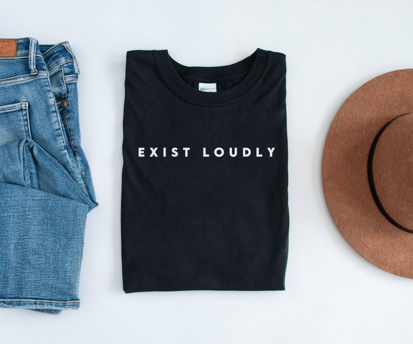Exist Loudly Shirt - BentleyBlueCo