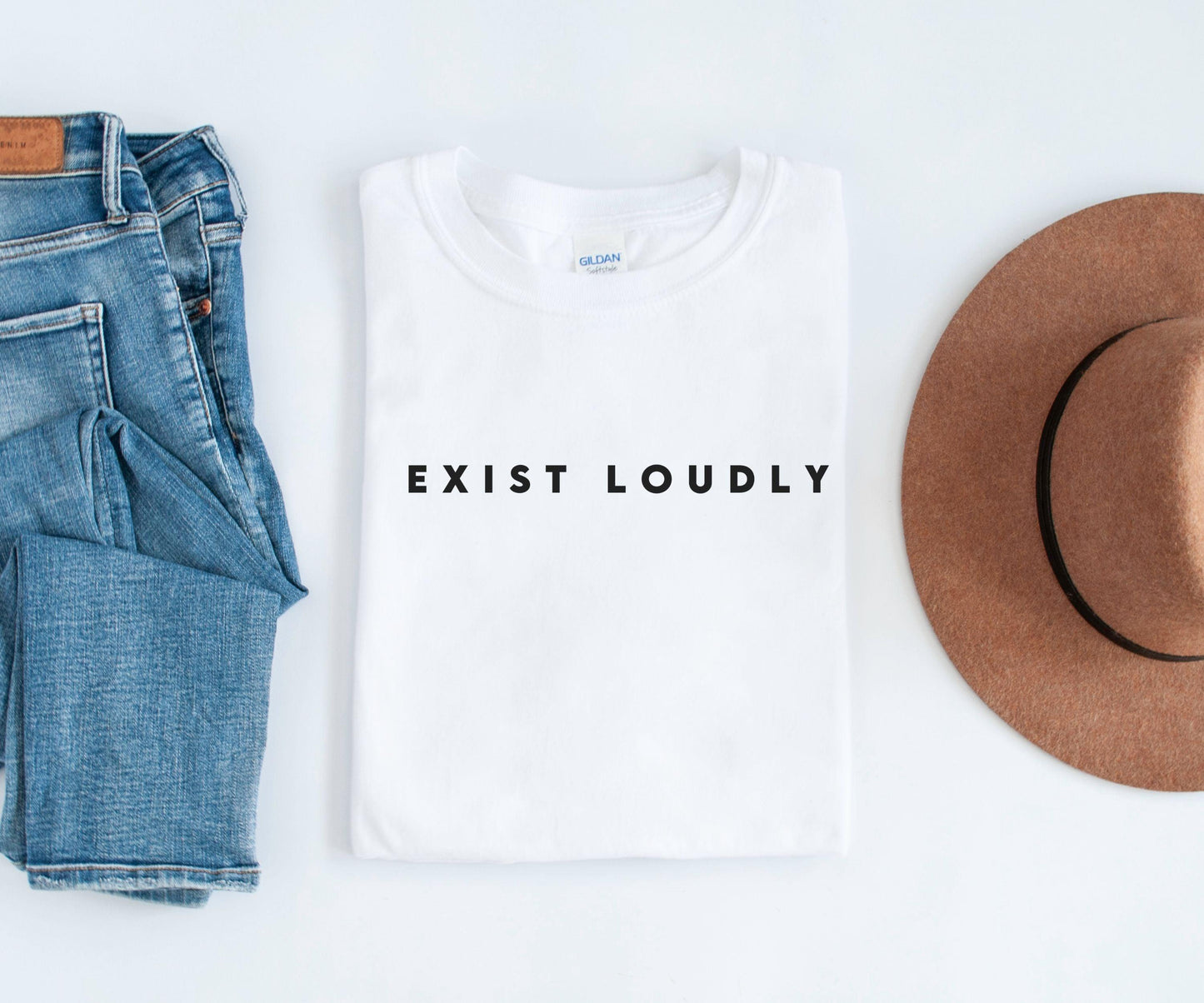 Exist Loudly Shirt - BentleyBlueCo