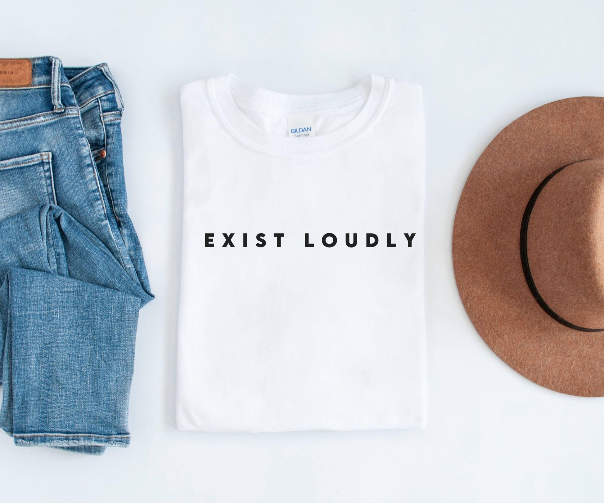Exist Loudly Shirt - BentleyBlueCo
