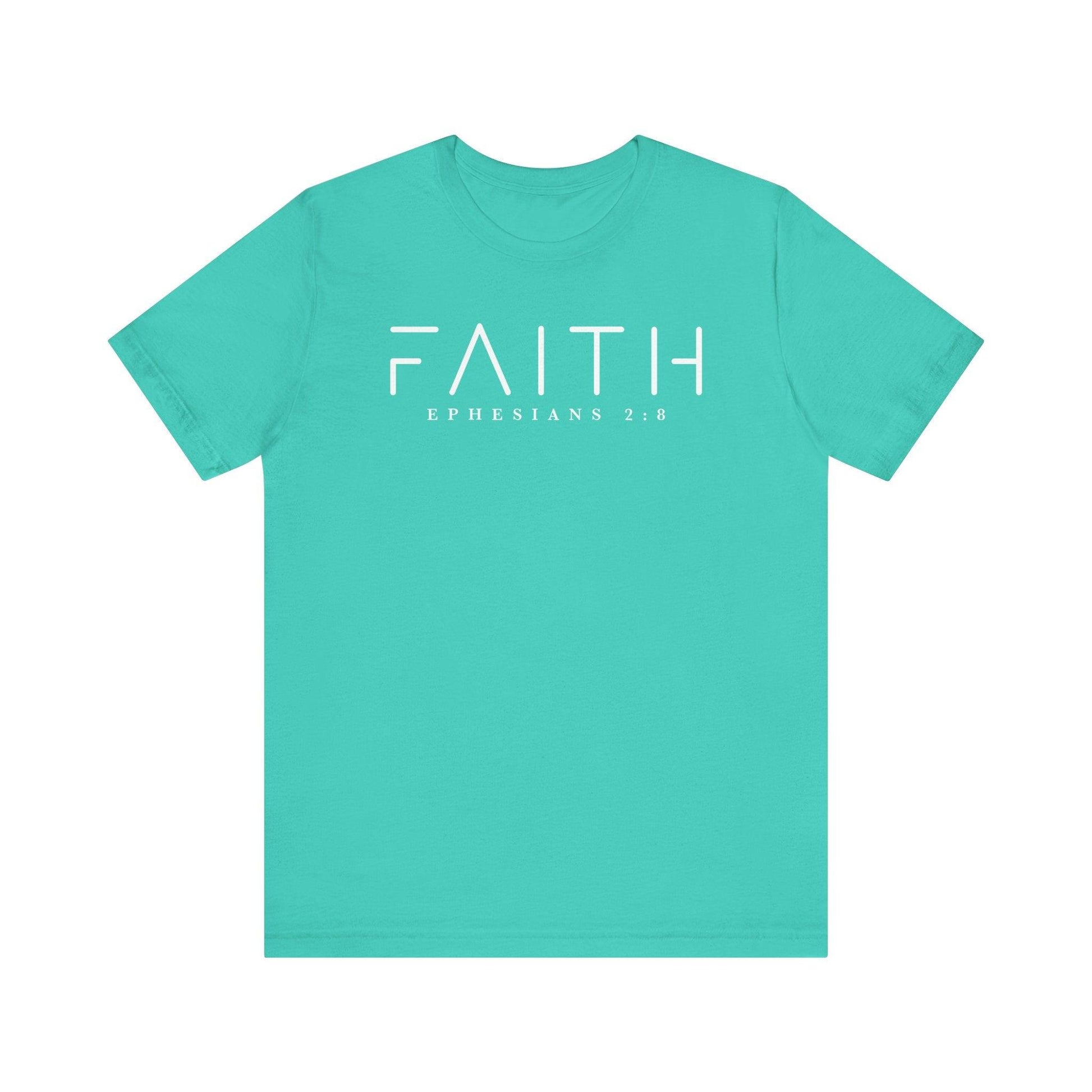 Faith Ephesians 2:8 T-Shirt - BentleyBlueCo