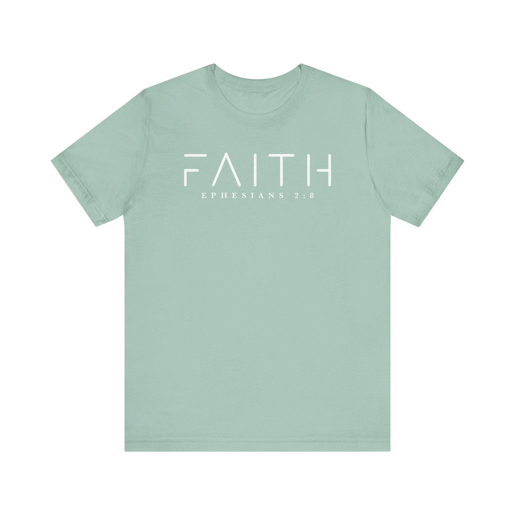 Faith Ephesians 2:8 T-Shirt - BentleyBlueCo