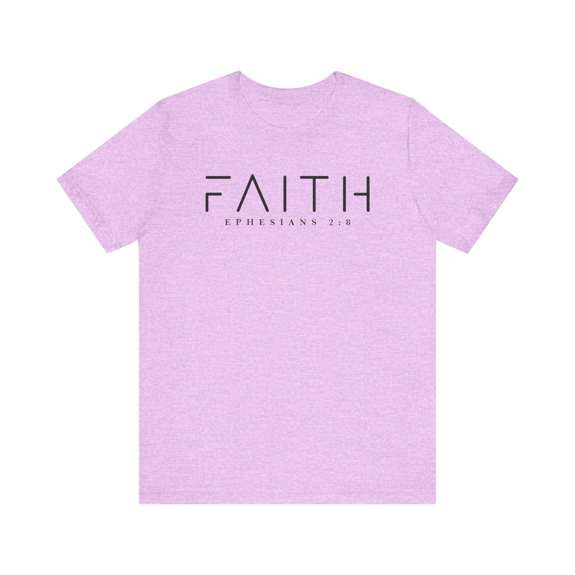 Faith Ephesians 2:8 T-Shirt - BentleyBlueCo