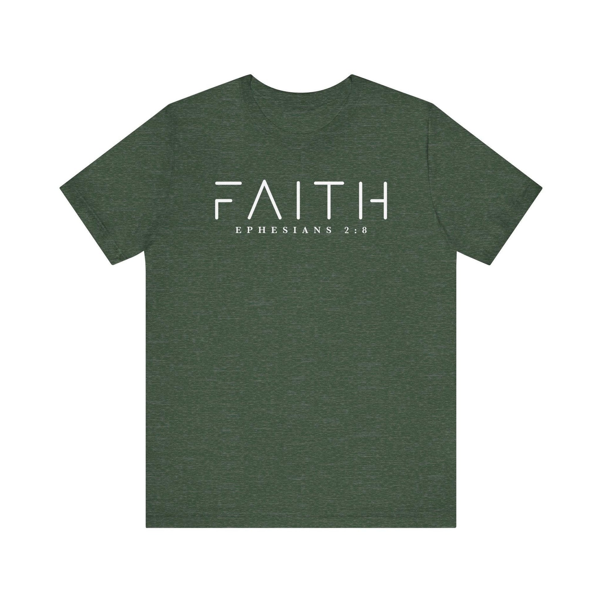 Faith Ephesians 2:8 T-Shirt - BentleyBlueCo