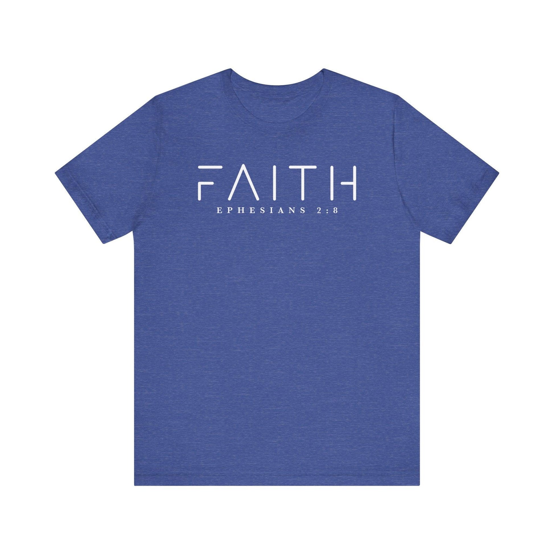 Faith Ephesians 2:8 T-Shirt - BentleyBlueCo