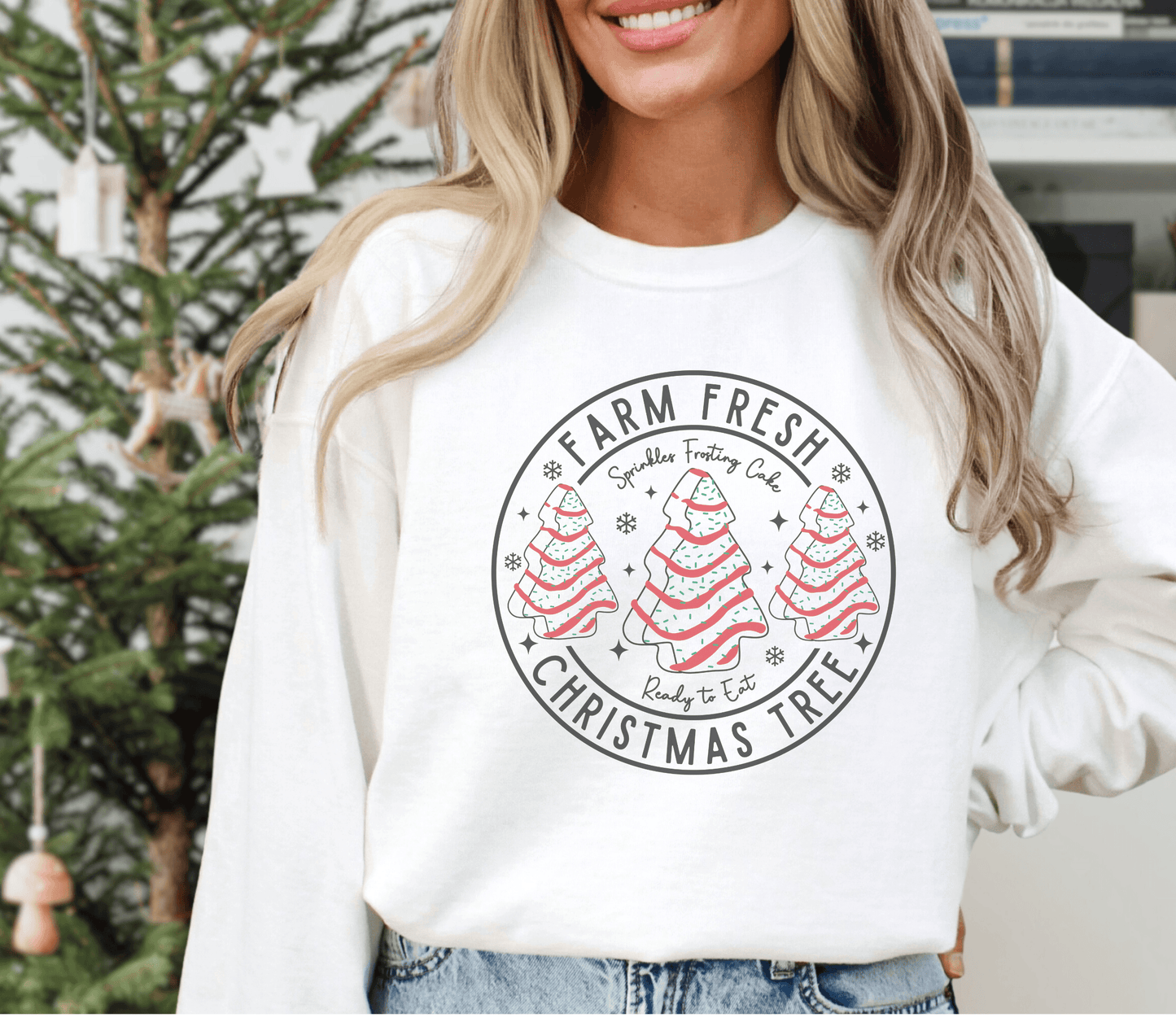 Farm Fresh Christmas Tree Crewneck - BentleyBlueCo