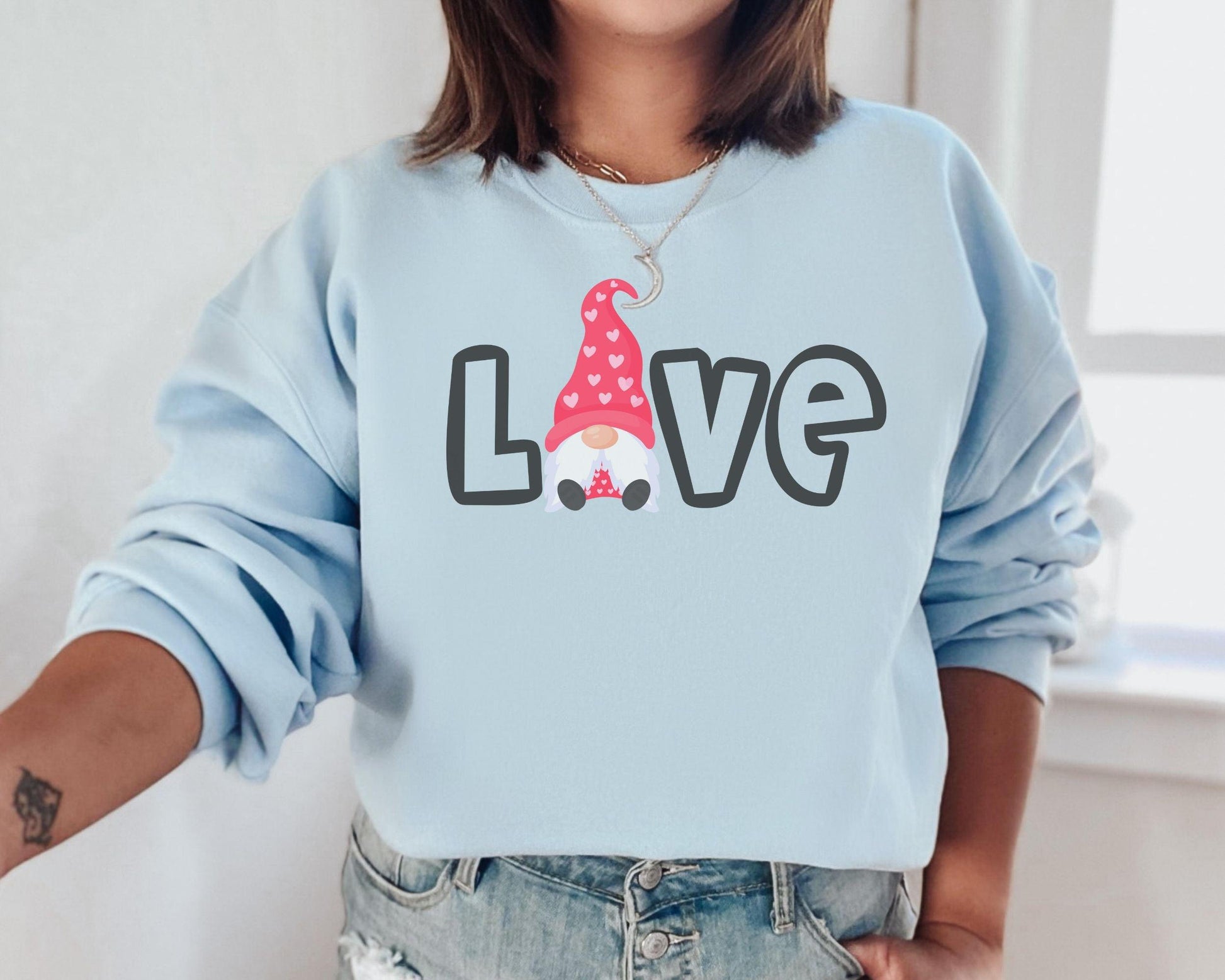 Gnome Lover Crewneck - BentleyBlueCo