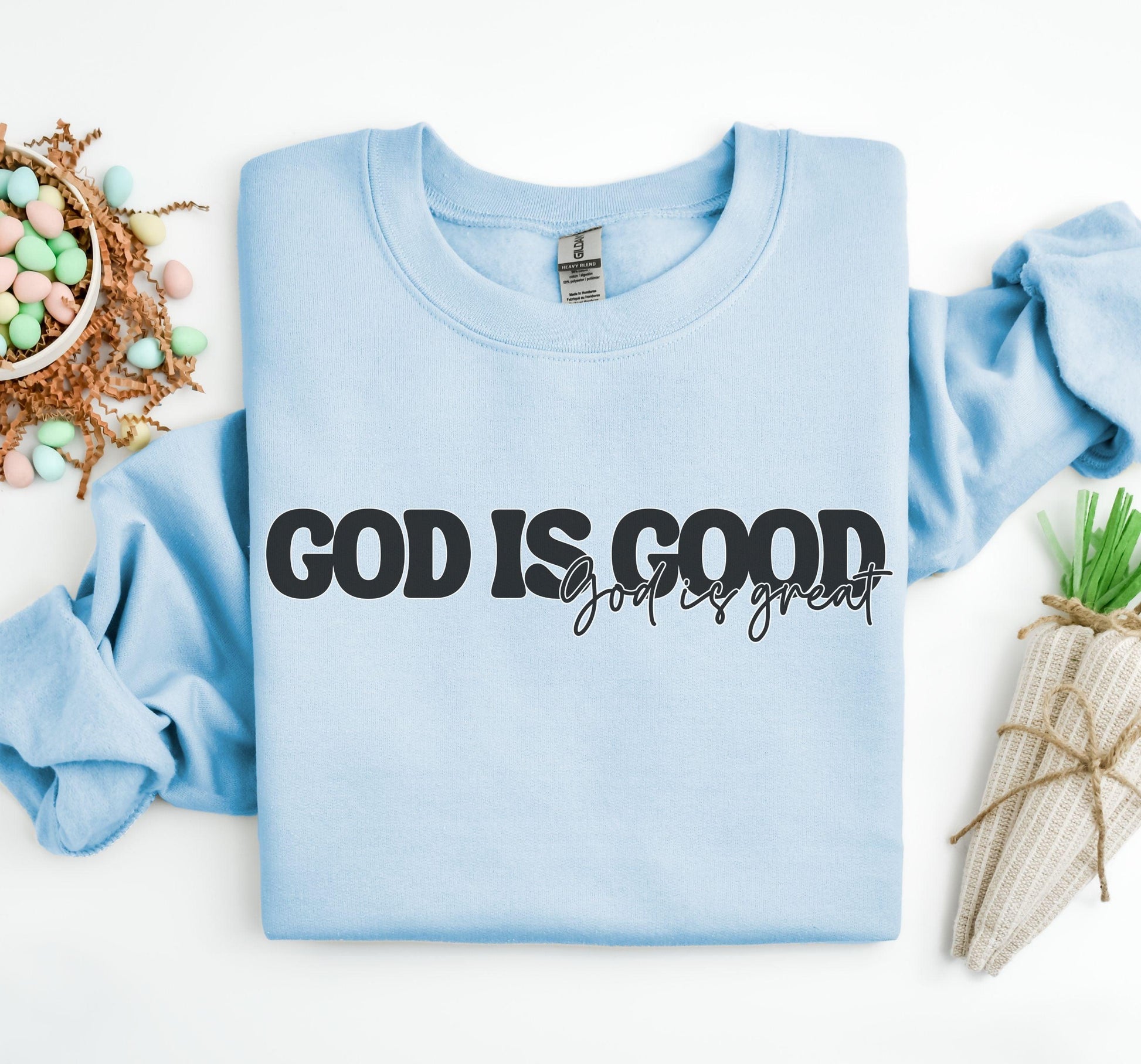 God is Great Crewneck Sweatshirt - BentleyBlueCo