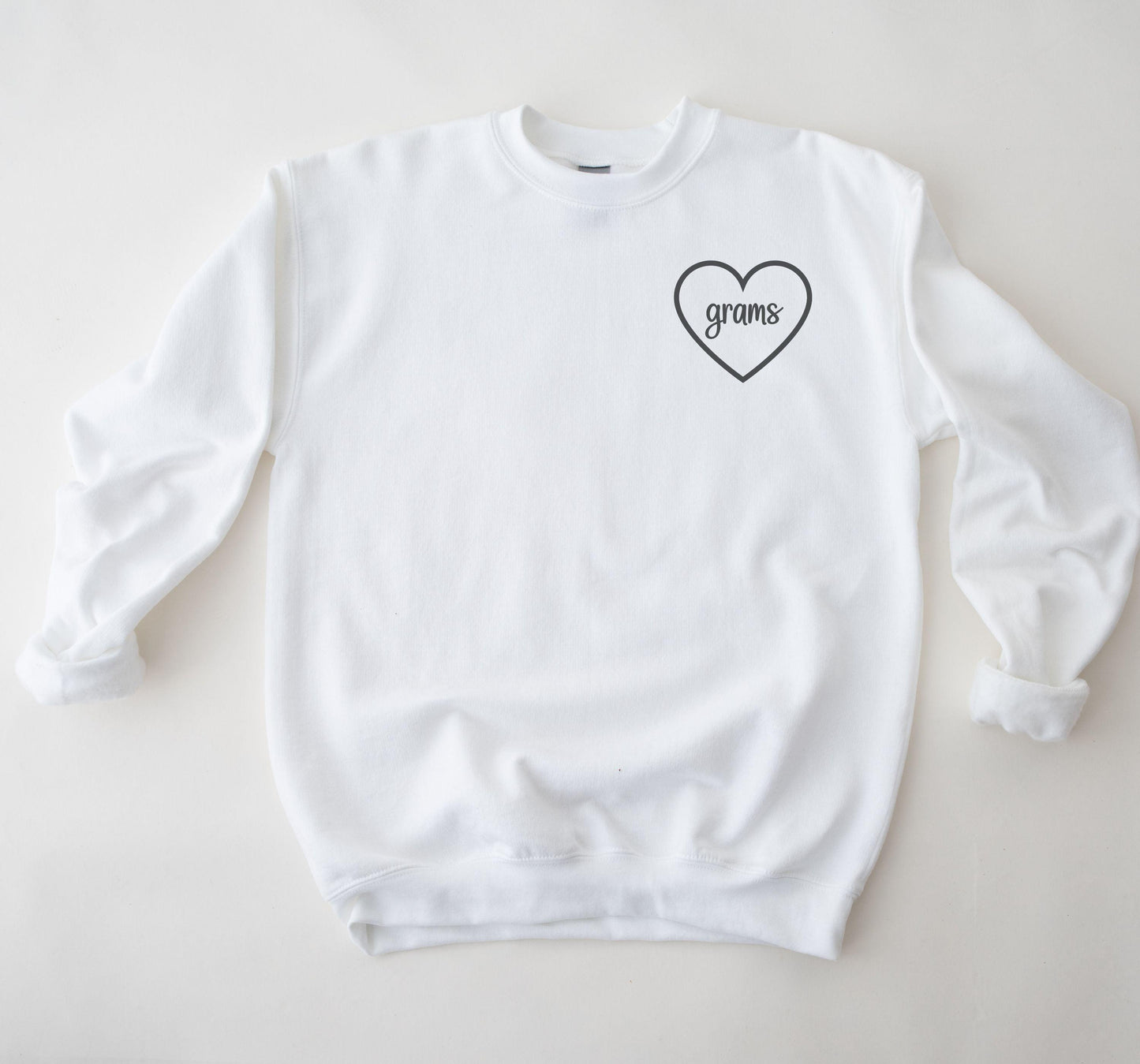 Grams Heart Crewneck - BentleyBlueCo