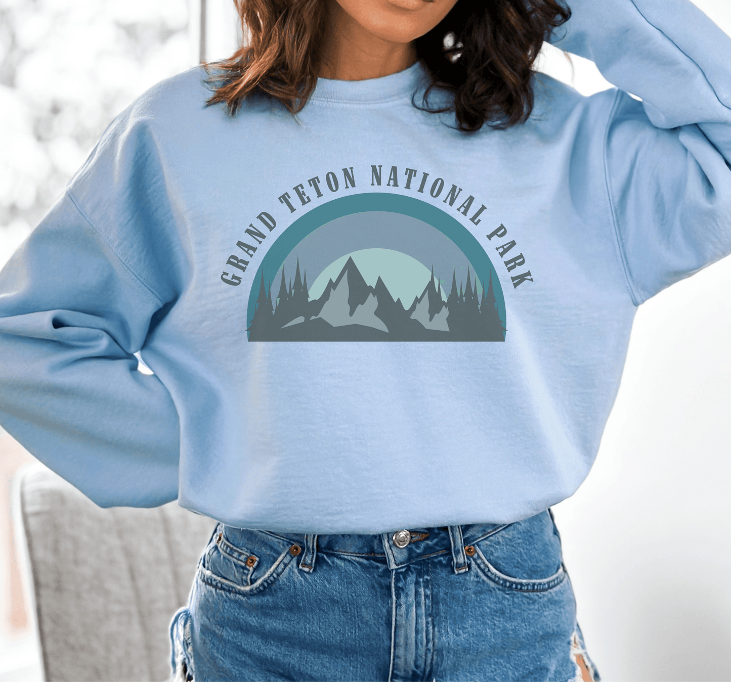 Grand Teton Crewneck - BentleyBlueCo