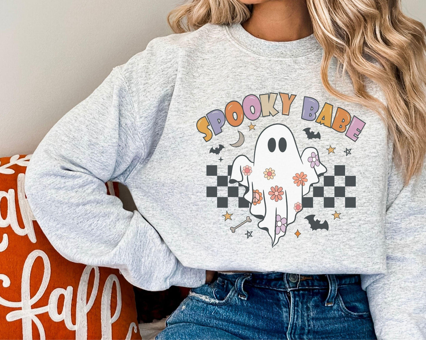 Get into the Halloween spirit with our bewitching Halloween sweatshirt, featuring spooky pumpkin and ghost designs that capture the essence of the season. Embrace the autumn vibes and celebrate the fall festivities in style with this must-have addition to your wardrobe. Perfect for Halloween enthusiasts, this sweatshirt will keep you cozy and fashionable all season long!
