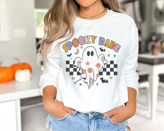 Get into the Halloween spirit with our bewitching Halloween sweatshirt, featuring spooky pumpkin and ghost designs that capture the essence of the season. Embrace the autumn vibes and celebrate the fall festivities in style with this must-have addition to your wardrobe. Perfect for Halloween enthusiasts, this sweatshirt will keep you cozy and fashionable all season long!