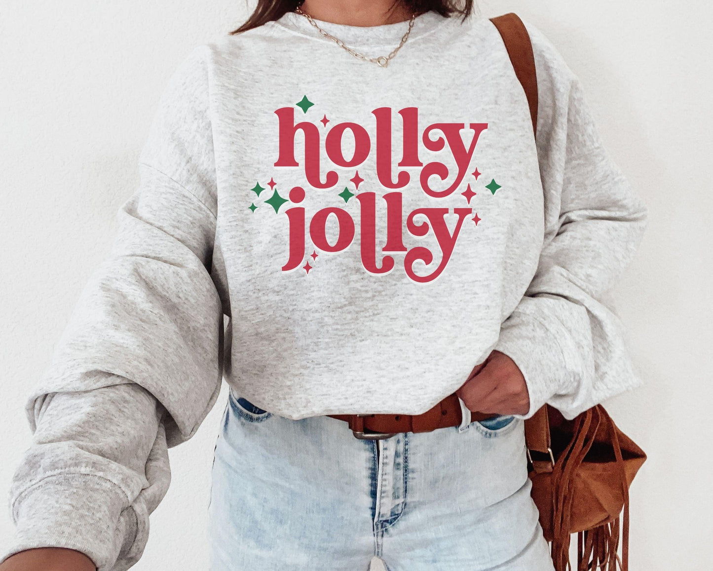 Holly Jolly Crewneck - BentleyBlueCo
