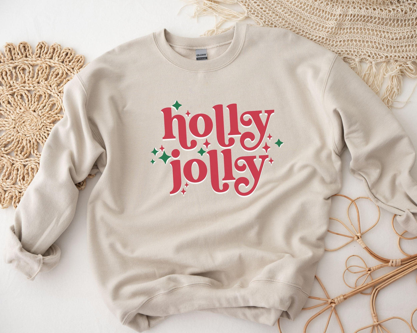 Holly Jolly Crewneck - BentleyBlueCo