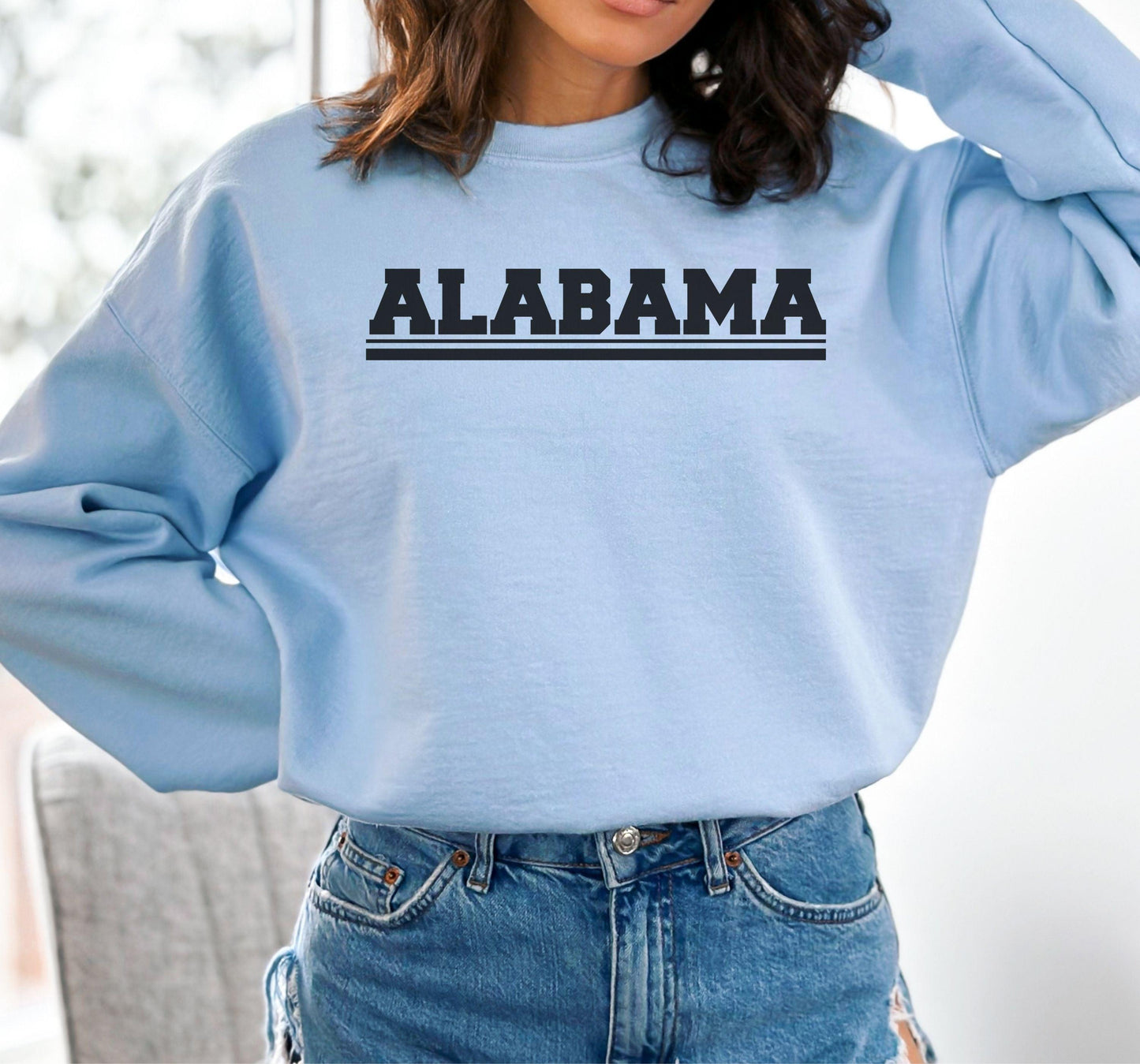Home State Alabama Crewneck - BentleyBlueCo