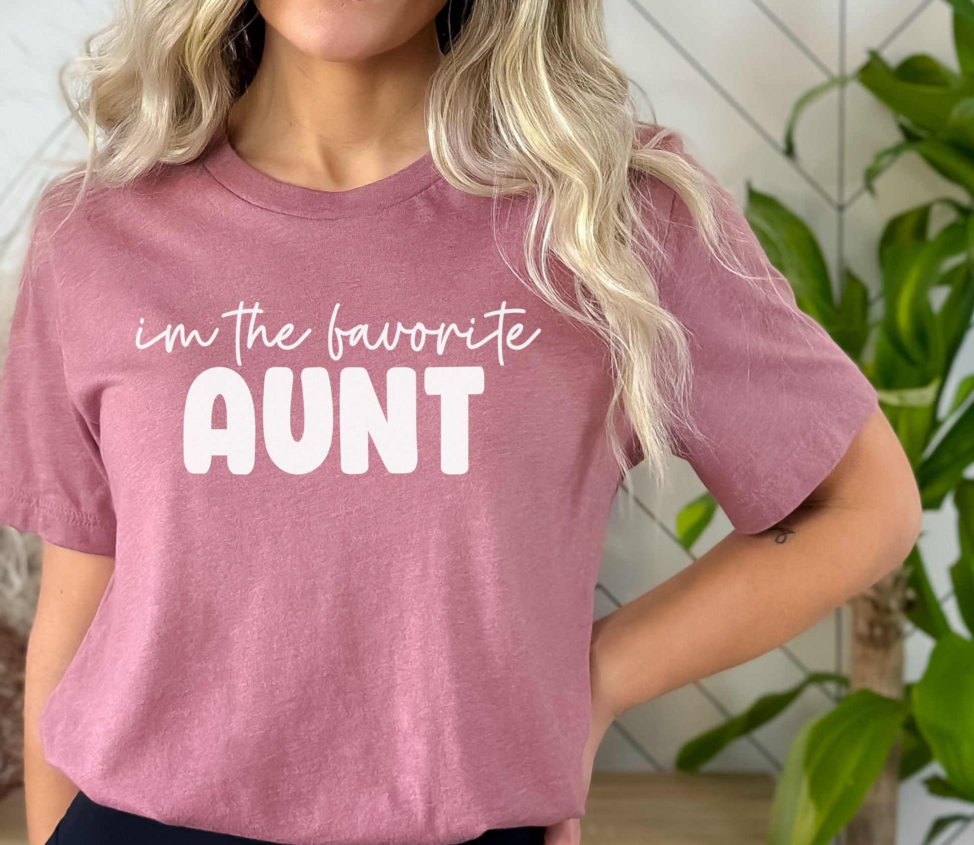 I'm the Favorite Aunt T-shirt - BentleyBlueCo