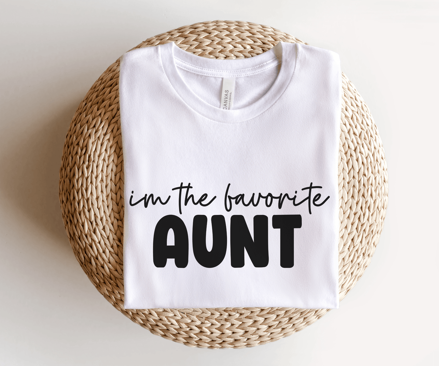 I'm the Favorite Aunt T-shirt - BentleyBlueCo