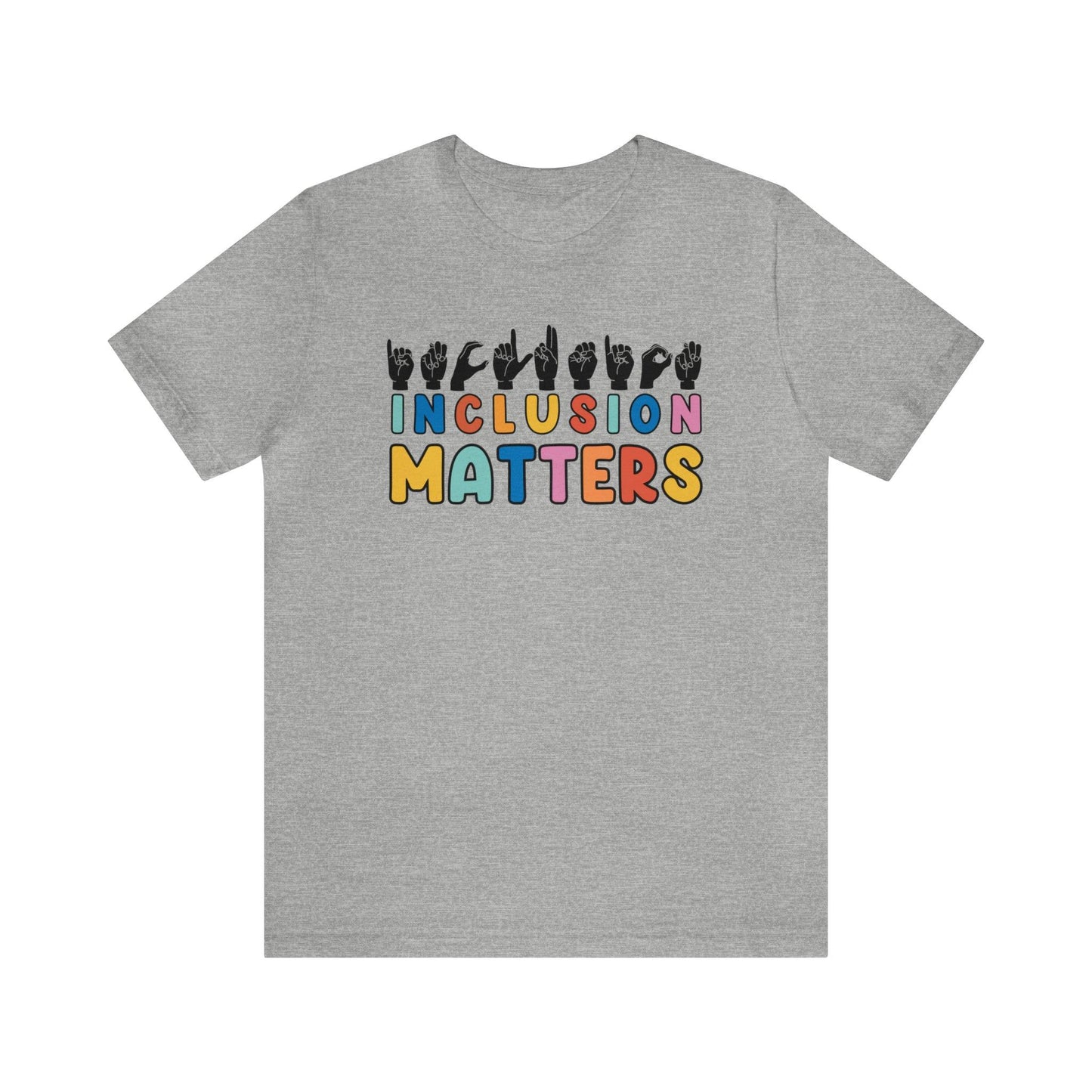 Inclusion Matters T-shirt - Black - BentleyBlueCo