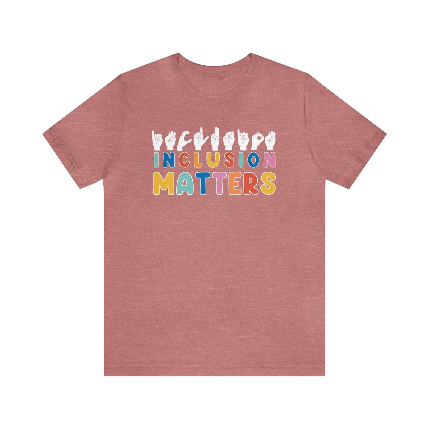 Inclusion Matters T-shirt - White - BentleyBlueCo