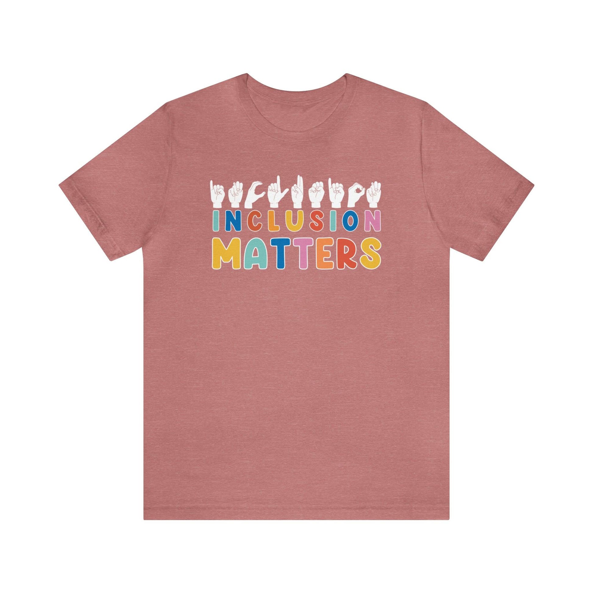 Inclusion Matters T-shirt - White - BentleyBlueCo