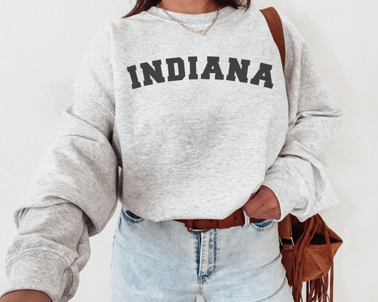 Indiana Home State Sweatshirt - BentleyBlueCo