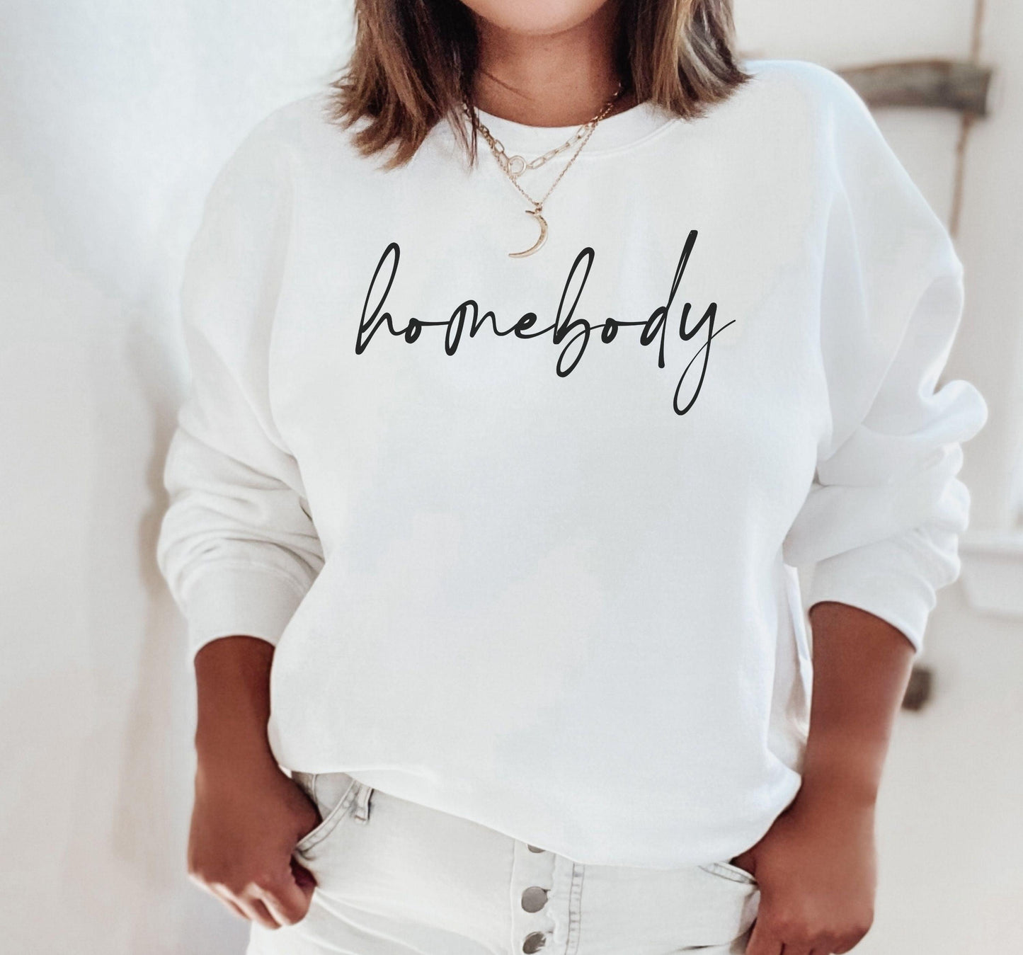 Introverted Home Body Crewneck - BentleyBlueCo