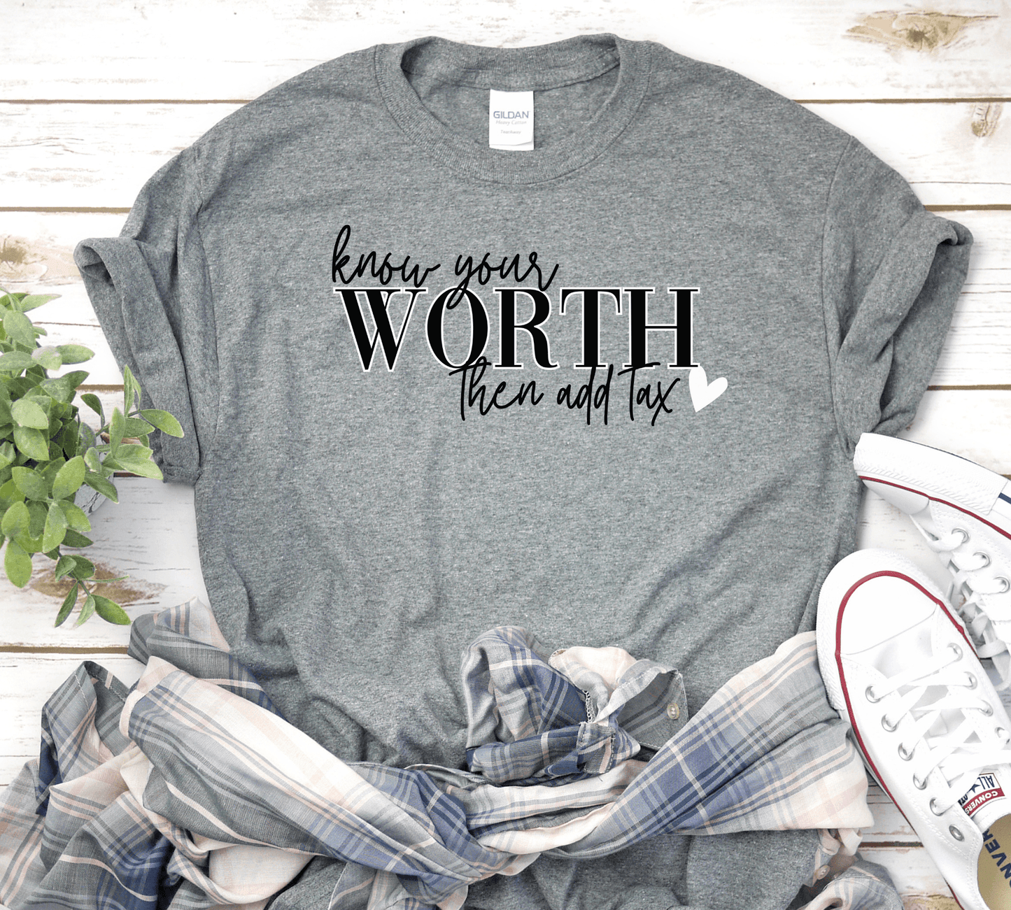 Know Your Worth Shirt - BentleyBlueCo