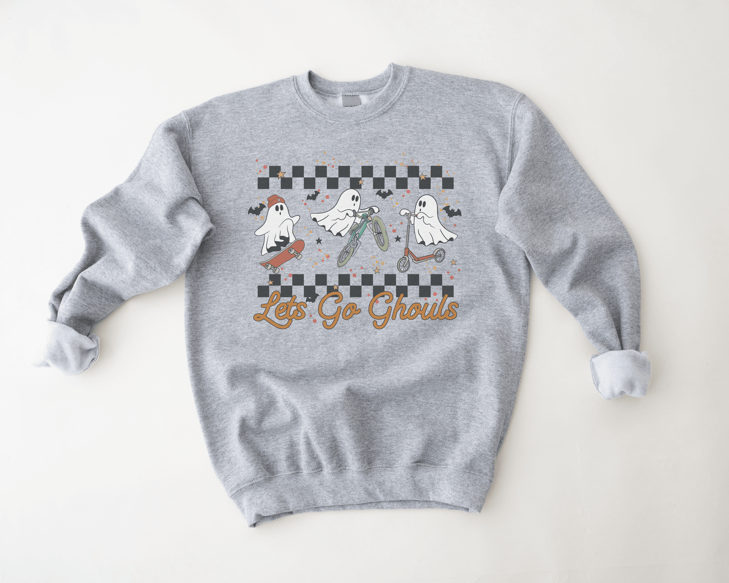 Get into the Halloween spirit with our bewitching Halloween sweatshirt, featuring spooky pumpkin and ghost designs that capture the essence of the season. Embrace the autumn vibes and celebrate the fall festivities in style with this must-have addition to your wardrobe. Perfect for Halloween enthusiasts, this sweatshirt will keep you cozy and fashionable all season long!