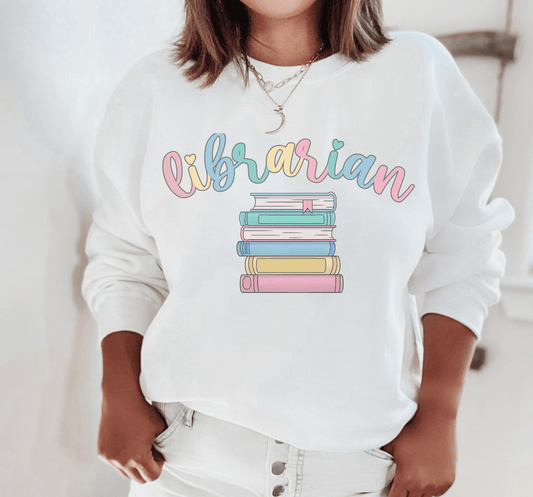 Librarian Crewneck Sweatshirt - BentleyBlueCo