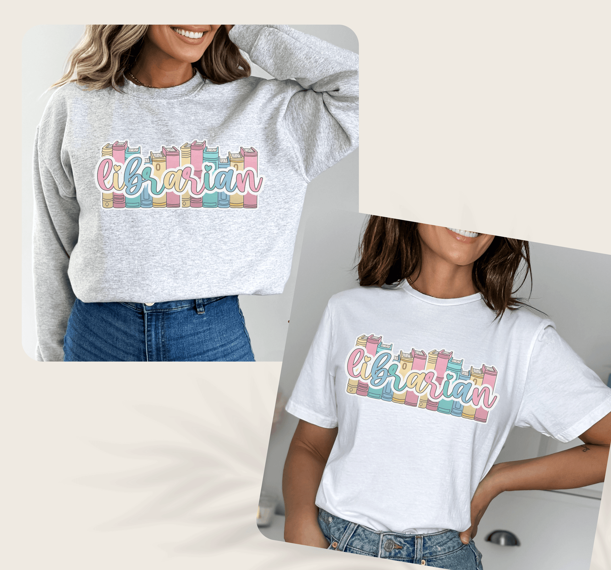 Librarian Crewneck Sweatshirt - BentleyBlueCo