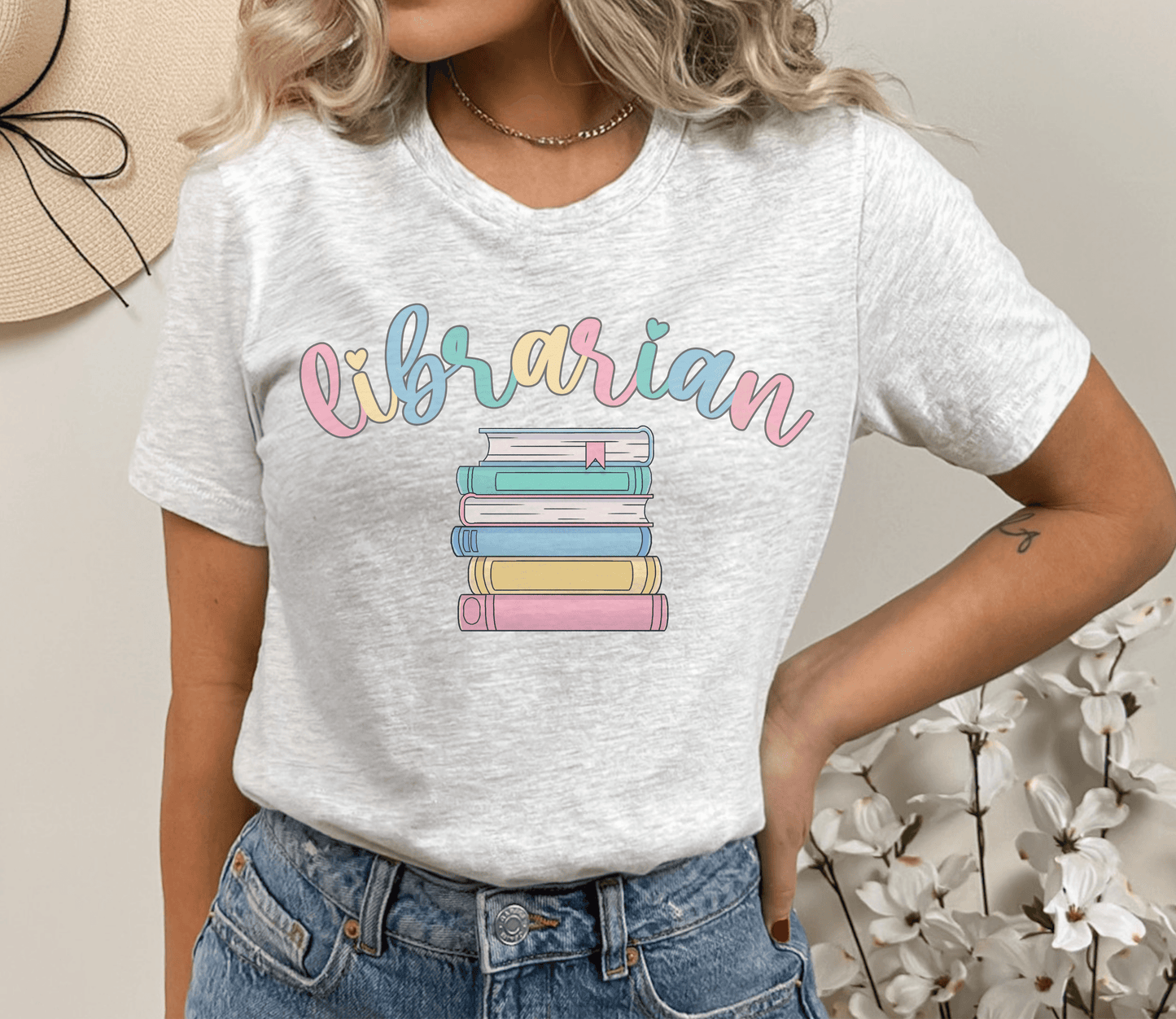 Librarian Pastel T-Shirt - BentleyBlueCo