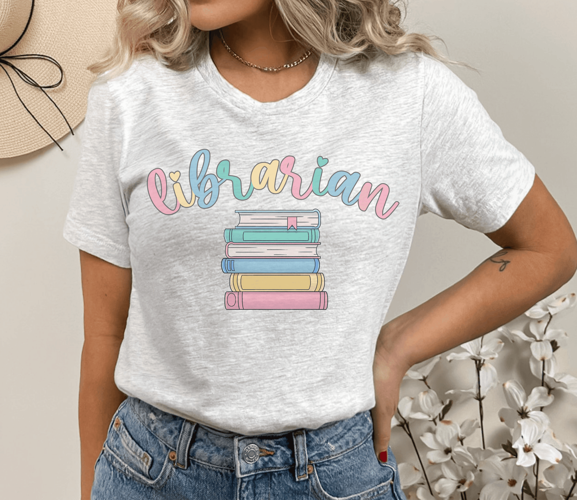 Librarian Pastel T-Shirt - BentleyBlueCo