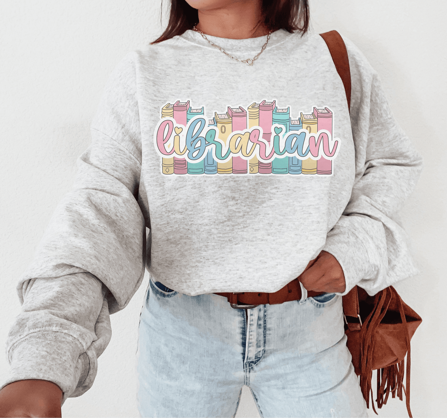 Librarian Crewneck Sweatshirt - BentleyBlueCo