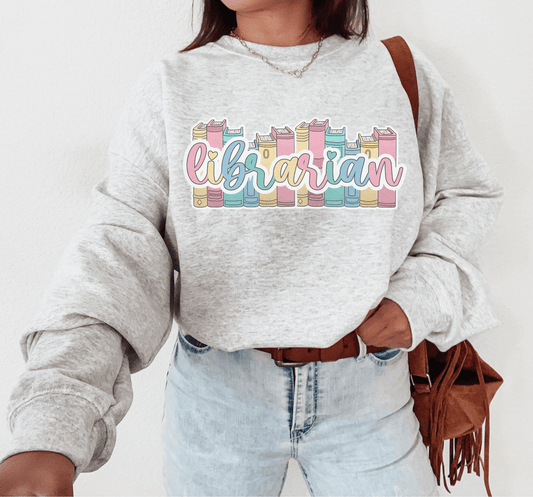 Librarian Crewneck Sweatshirt - BentleyBlueCo