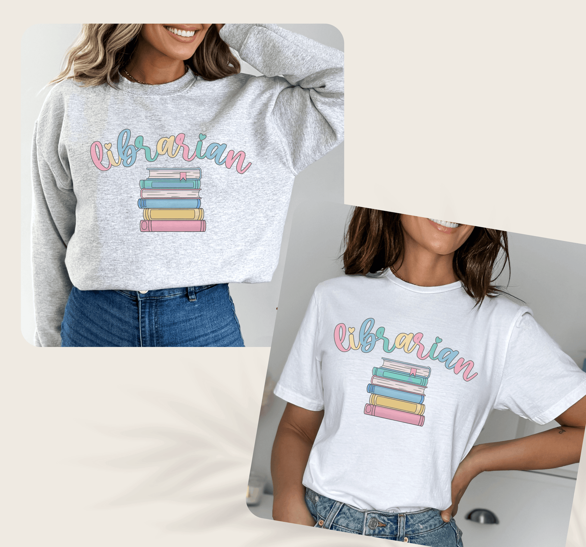 Librarian Crewneck Sweatshirt - BentleyBlueCo
