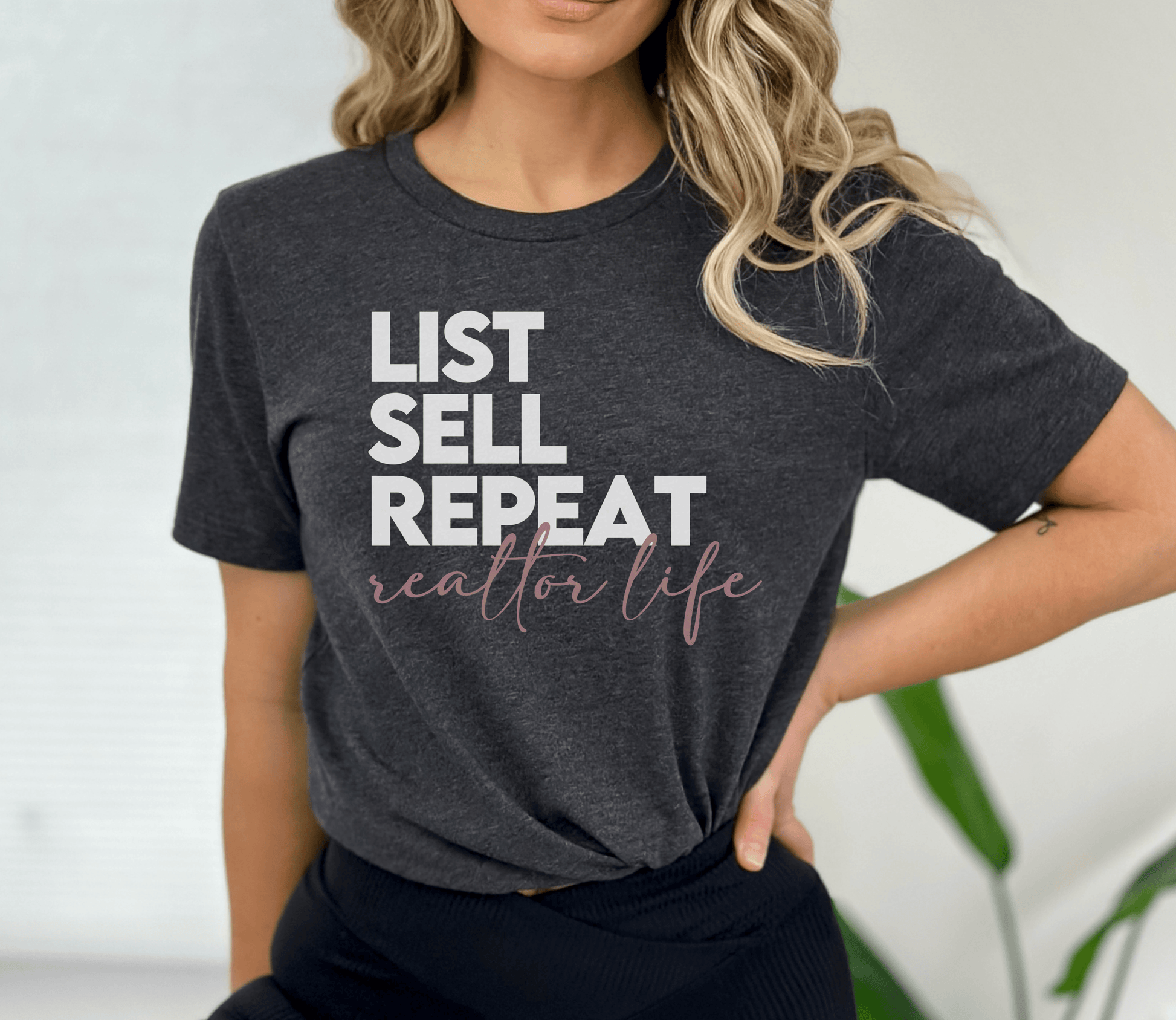 List Sell Repeat Realtor Shirt - BentleyBlueCo