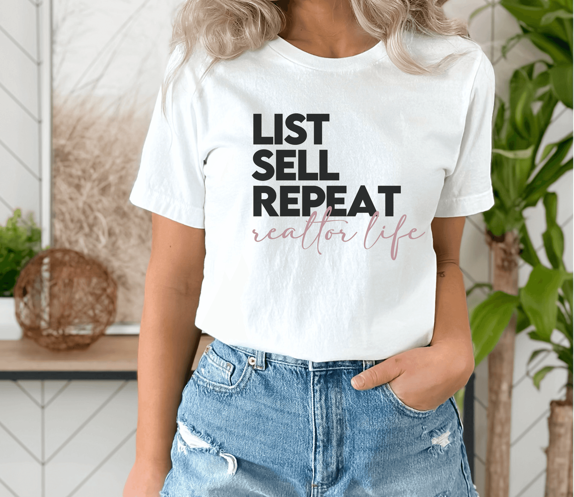 List Sell Repeat Realtor Shirt - BentleyBlueCo