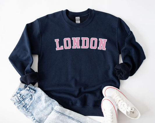 London Crewneck - BentleyBlueCo