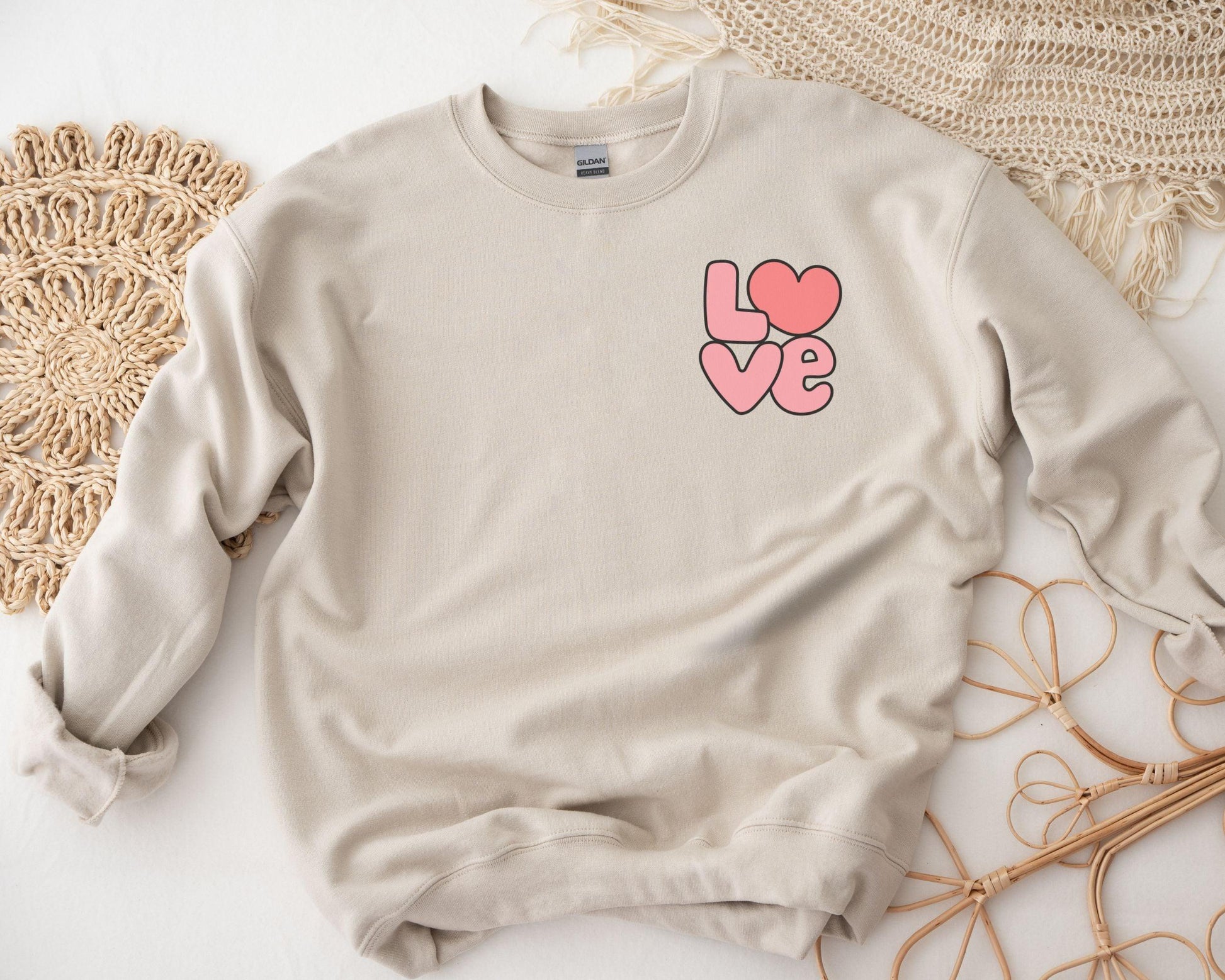 Love Bubble Crewneck - BentleyBlueCo