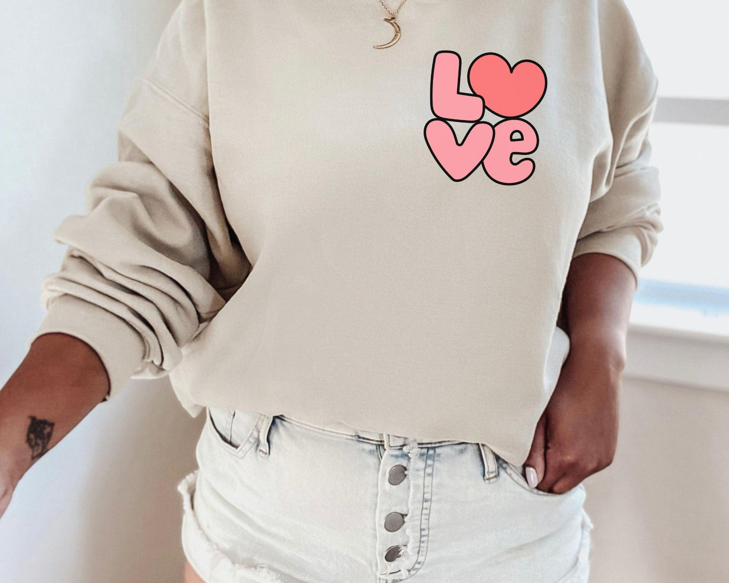 Love Bubble Crewneck - BentleyBlueCo