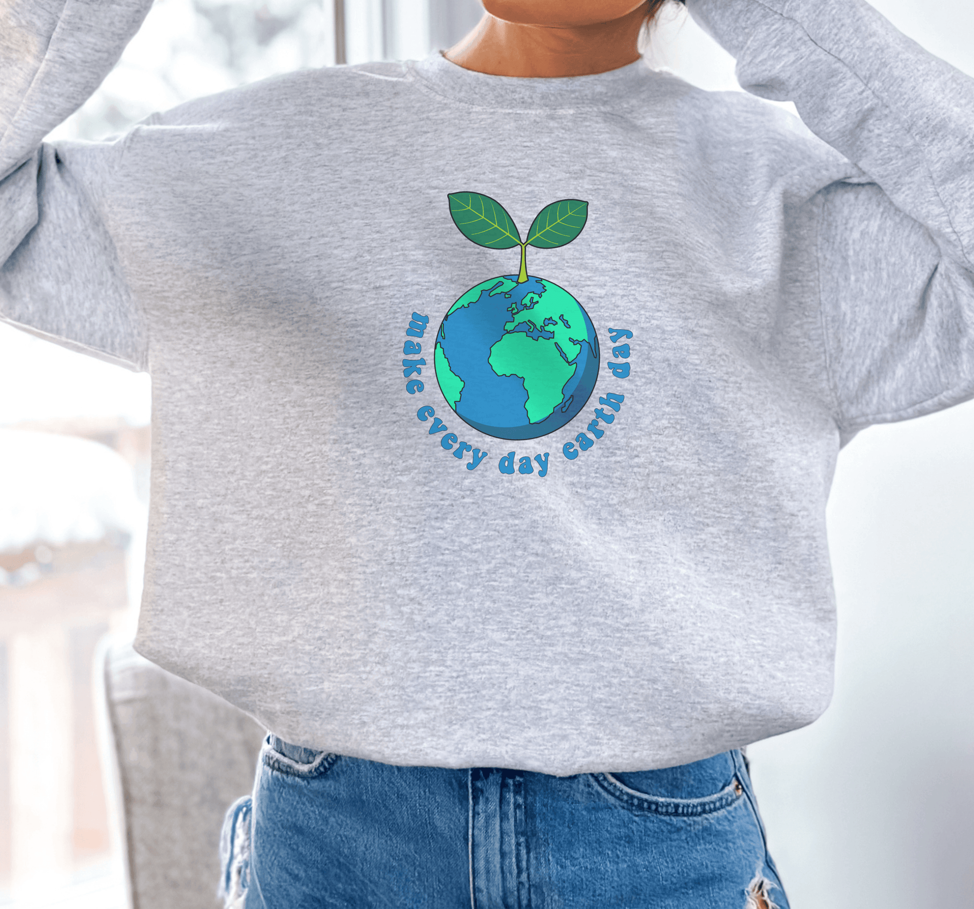 Earth Love Crewneck - BentleyBlueCo