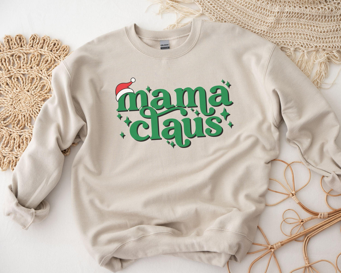 Mama Claus Sweatshirt - BentleyBlueCo