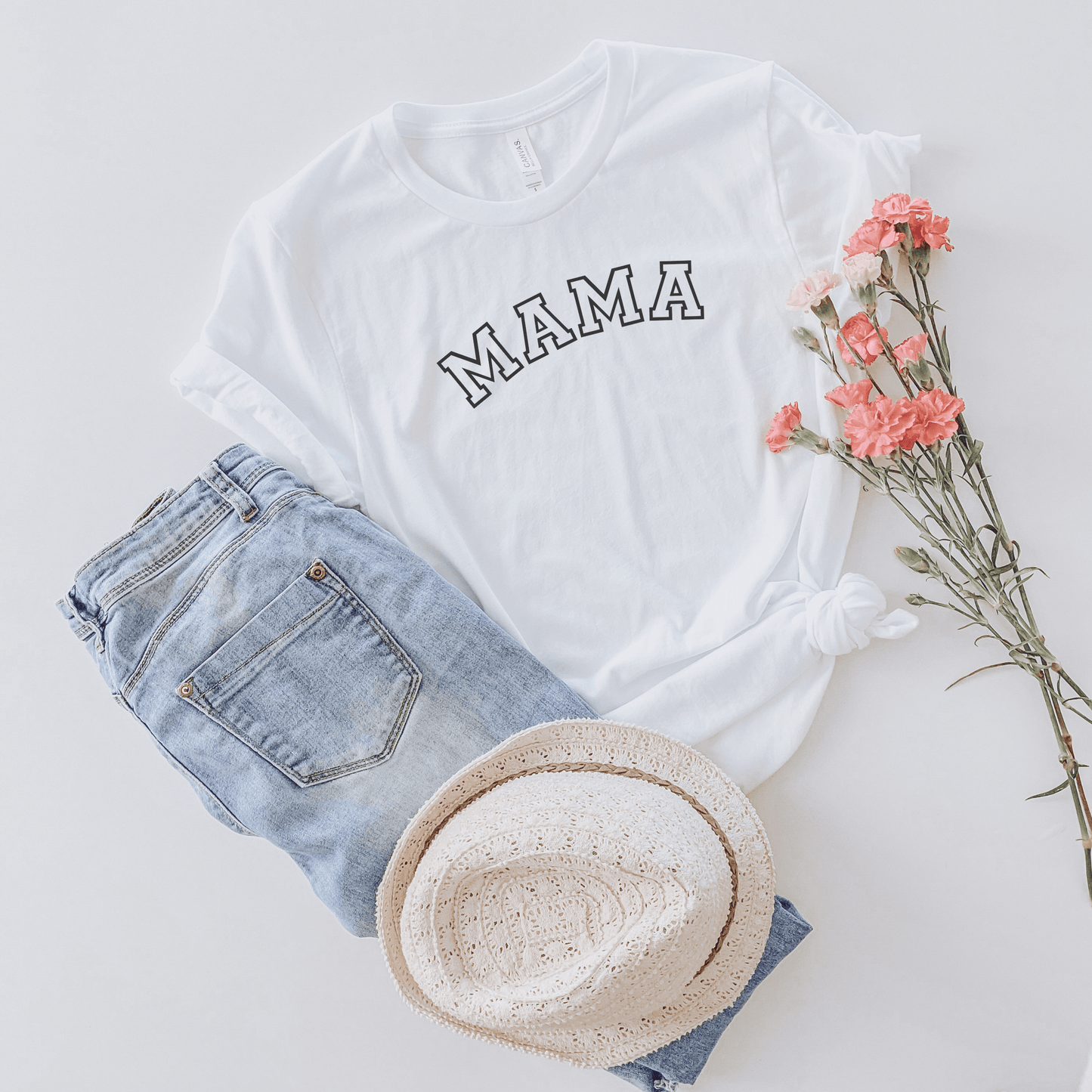 Mama Outline T-shirt - BentleyBlueCo