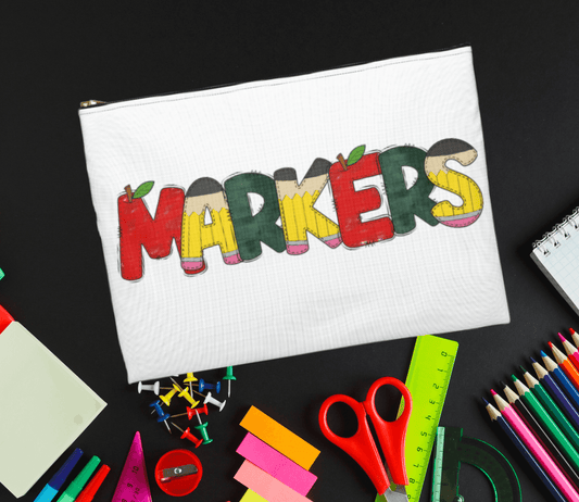 Markers Canvas Bag - BentleyBlueCo