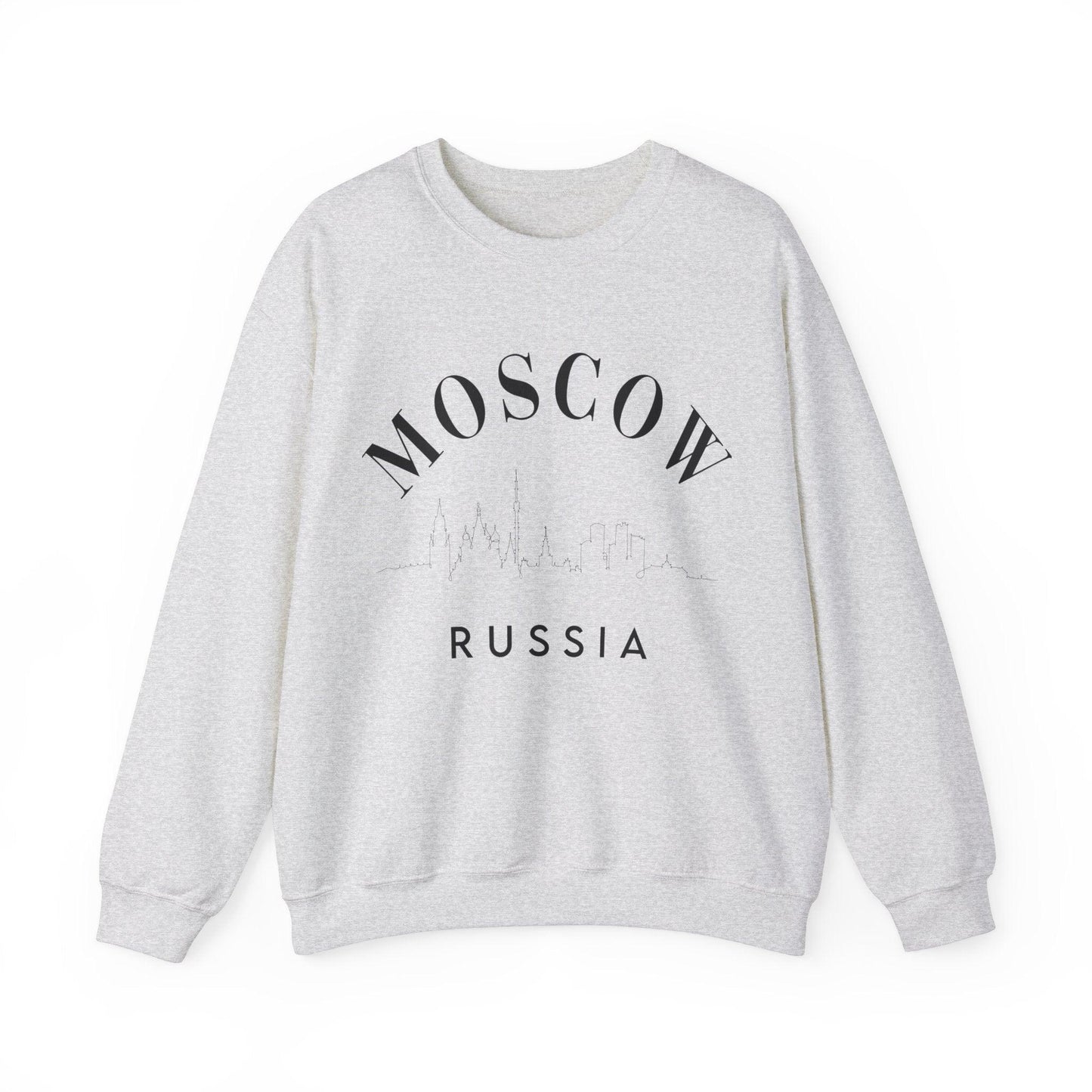 Moscow Russia Skyline Crewneck - BentleyBlueCo