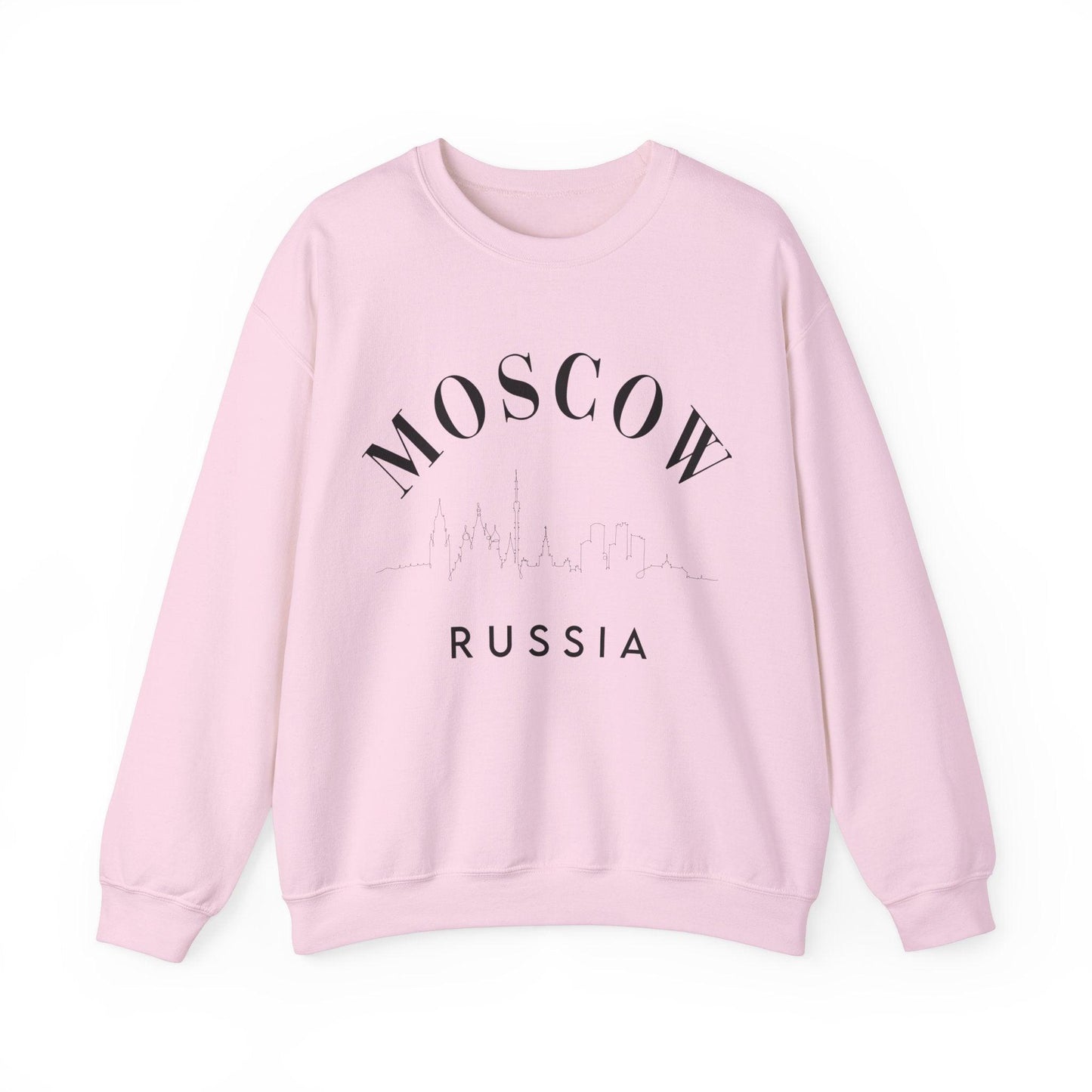 Moscow Russia Skyline Crewneck - BentleyBlueCo