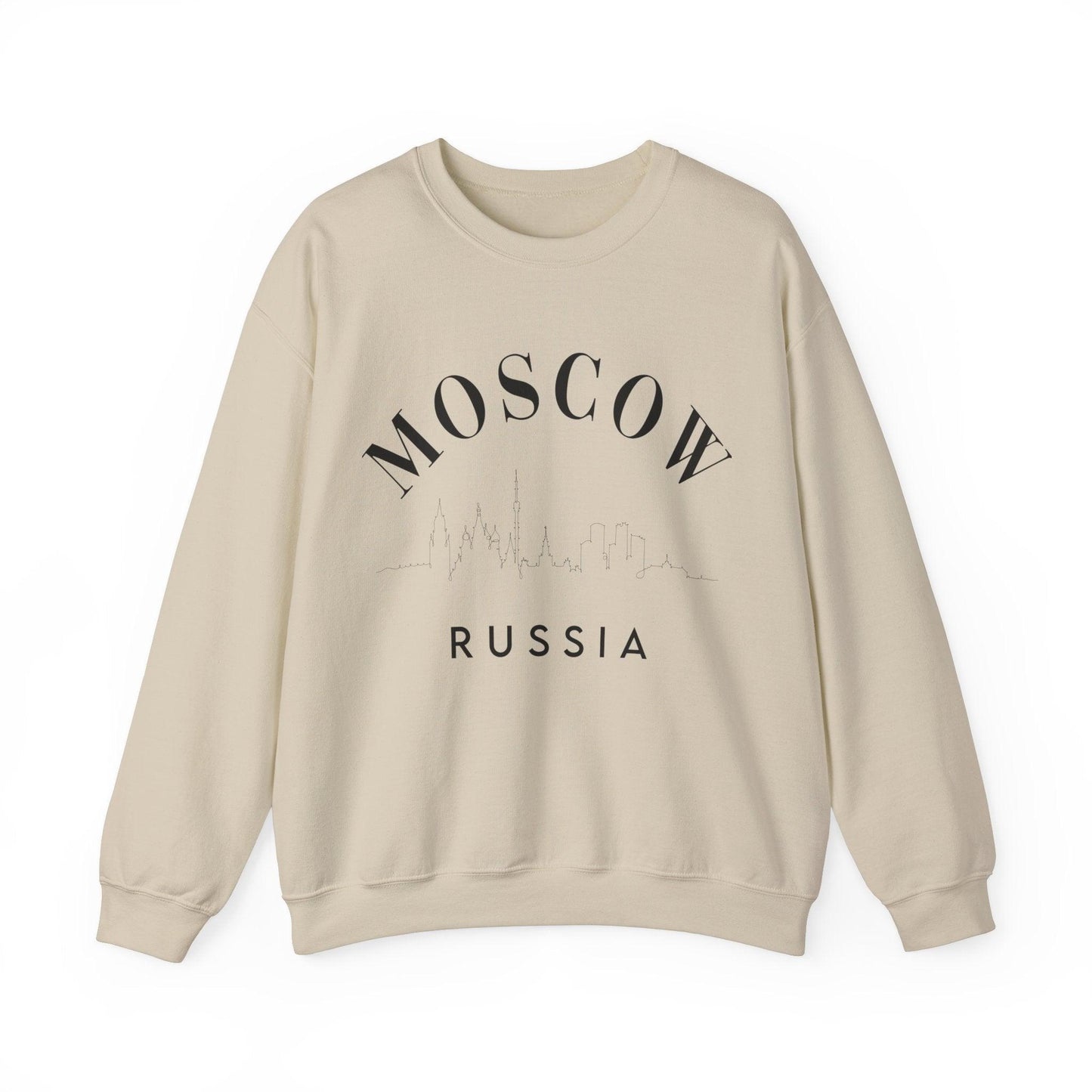 Moscow Russia Skyline Crewneck - BentleyBlueCo