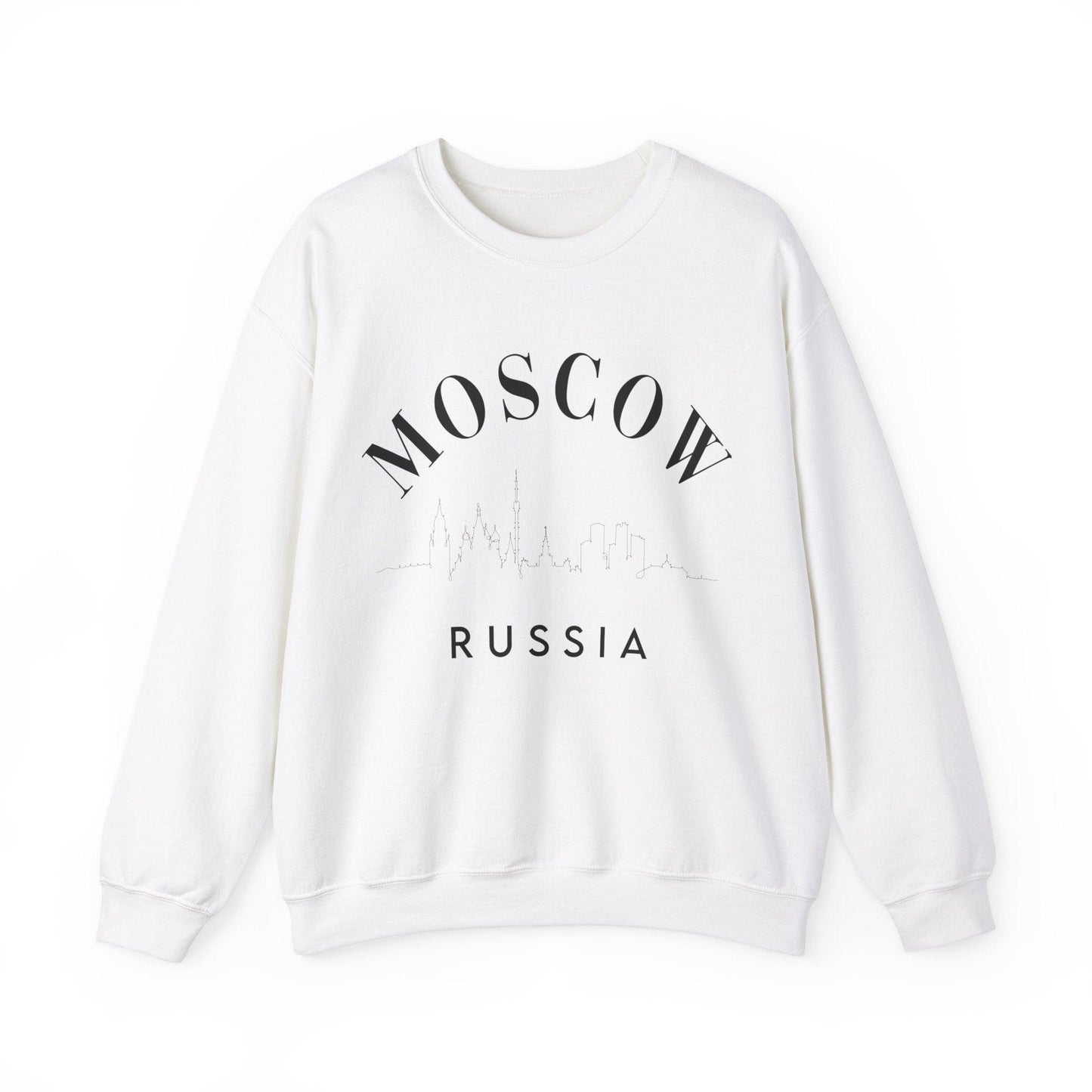Moscow Russia Skyline Crewneck - BentleyBlueCo