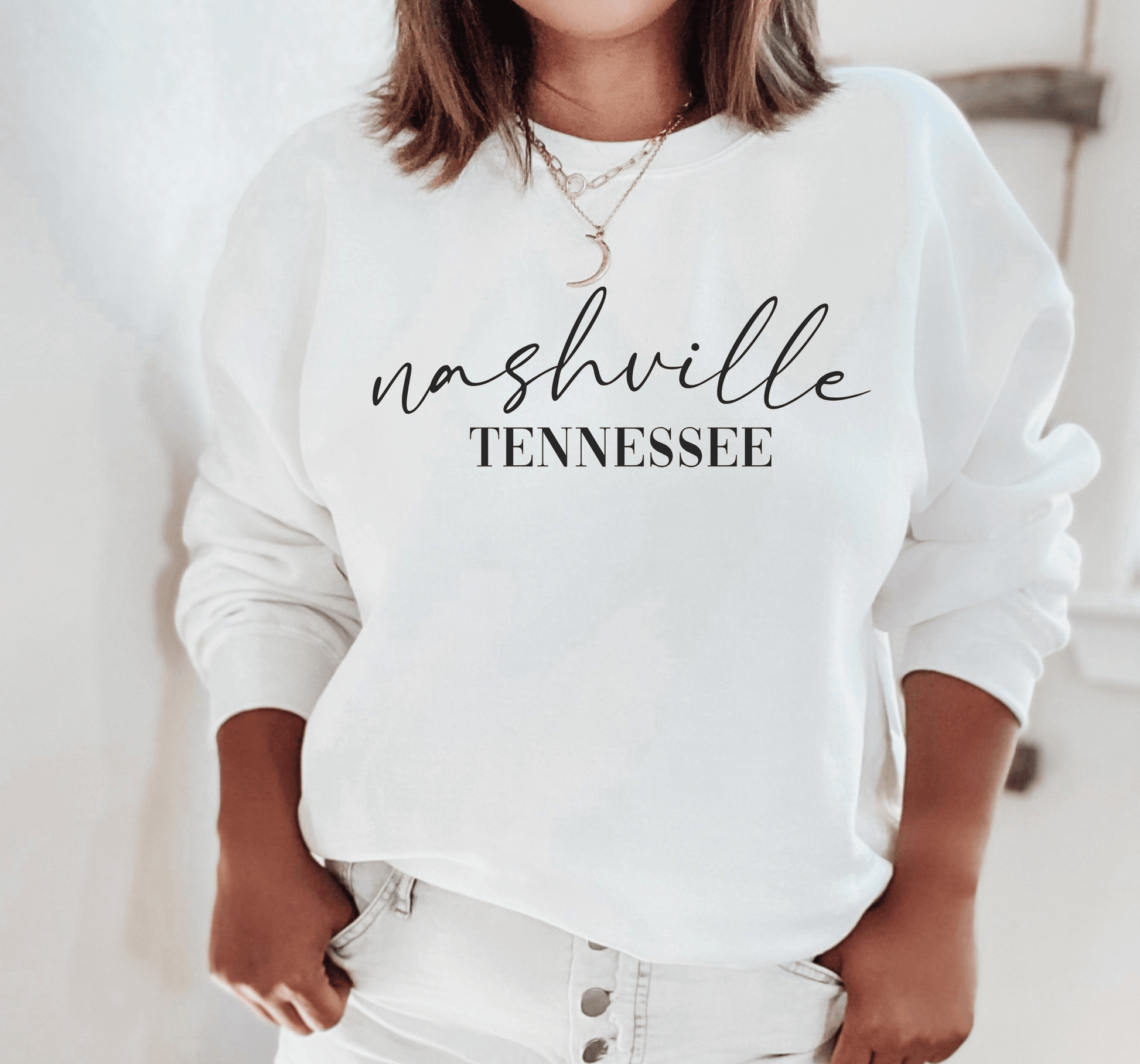 Nashville Tennessee Crewneck - BentleyBlueCo